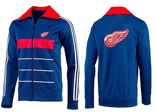 NHL Detroit Red Wings Zip Jackets Blue-3 NHL Detroit Red Wings Zip Jackets Blue-3