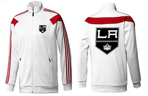 NHL Los Angeles Kings Zip Jackets White-4 NHL Los Angeles Kings Zip Jackets White-4