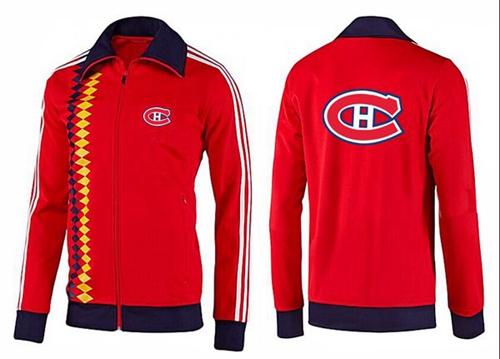 NHL Montreal Canadiens Zip Jackets Orange-2 NHL Montreal Canadiens Zip Jackets Orange-2
