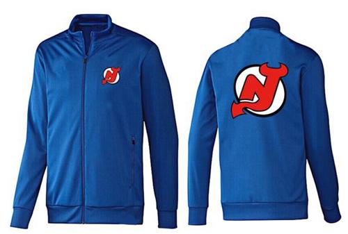 NHL New Jersey Devils Zip Jackets Blue-1 NHL New Jersey Devils Zip Jackets Blue-1