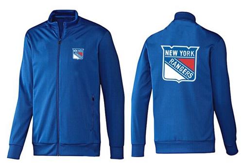 NHL New York Rangers Zip Jackets Blue-2 NHL New York Rangers Zip Jackets Blue-2
