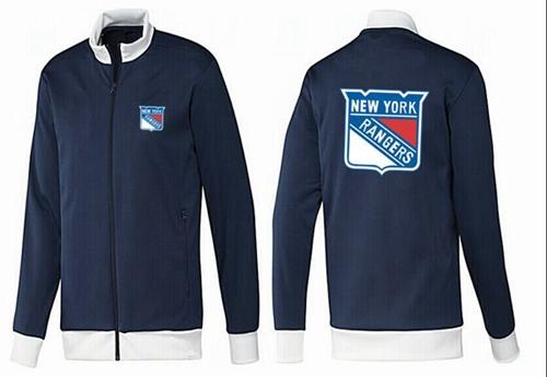 NHL New York Rangers Zip Jackets Dark Blue NHL New York Rangers Zip Jackets Dark Blue