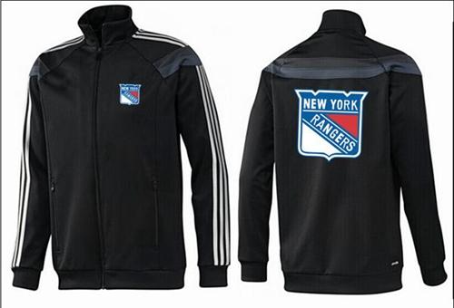 NHL New York Rangers Zip Jackets Black-1 NHL New York Rangers Zip Jackets Black-1