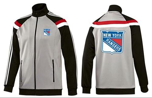 NHL New York Rangers Zip Jackets Grey NHL New York Rangers Zip Jackets Grey