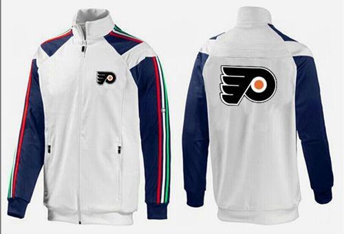 NHL Philadelphia Flyers Zip Jackets White-3 NHL Philadelphia Flyers Zip Jackets White-3