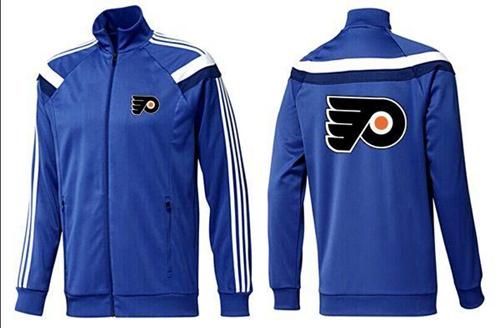 NHL Philadelphia Flyers Zip Jackets Blue-3 NHL Philadelphia Flyers Zip Jackets Blue-3