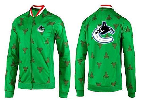 NHL Vancouver Canucks Zip Jackets Green-2 NHL Vancouver Canucks Zip Jackets Green-2