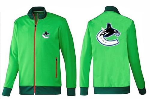 NHL Vancouver Canucks Zip Jackets Green-1 NHL Vancouver Canucks Zip Jackets Green-1