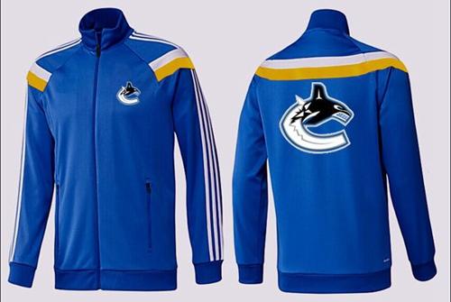 NHL Vancouver Canucks Zip Jackets Blue-3 NHL Vancouver Canucks Zip Jackets Blue-3