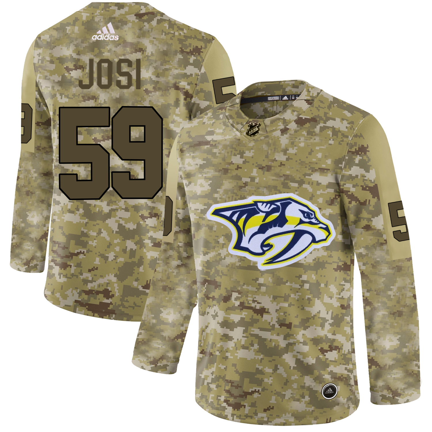 Adidas Predators #59 Roman Josi Camo Authentic Stitched NHL Jersey Adidas Predators #59 Roman Josi Camo Authentic Stitched NHL Jersey