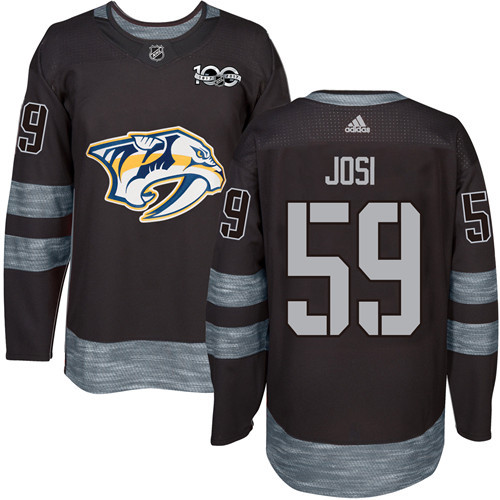 Adidas Predators #59 Roman Josi Black 1917-2017 100th Anniversary Stitched NHL Jersey Adidas Predators #59 Roman Josi Black 1917-2017 100th Anniversary Stitched NHL Jersey
