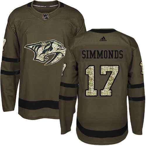 Adidas Predators #17 Wayne Simmonds Green Salute To Service Stitched NHL Jersey Adidas Predators #17 Wayne Simmonds Green Salute To Service Stitched NHL Jersey