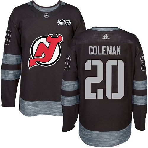 Adidas Devils #20 Blake Coleman Black 1917-2017 100th Anniversary Stitched NHL Jersey Adidas Devils #20 Blake Coleman Black 1917-2017 100th Anniversary Stitched NHL Jersey