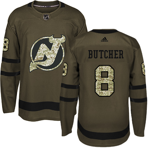 Adidas Devils #8 Will Butcher Green Salute to Service Stitched NHL Jersey Adidas Devils #8 Will Butcher Green Salute to Service Stitched NHL Jersey