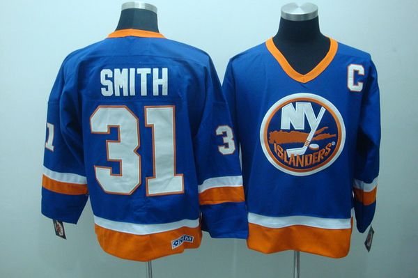 Islanders #31 Billy Smith Stitched Baby Blue CCM Throwback NHL Jersey Islanders #31 Billy Smith Stitched Baby Blue CCM Throwback NHL Jersey