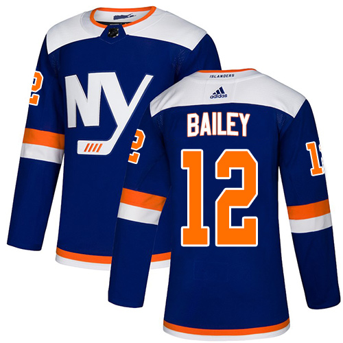 Adidas Islanders #12 Josh Bailey Blue Alternate Authentic Stitched NHL Jersey