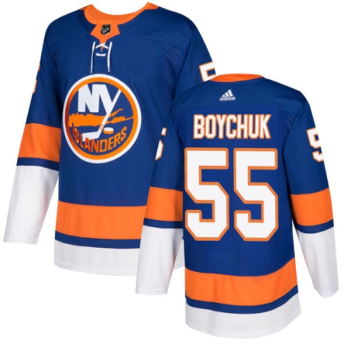 Adidas Islanders #55 Johnny Boychuk Royal Blue Home Authentic Stitched NHL Jersey Adidas Islanders #55 Johnny Boychuk Royal Blue Home Authentic Stitched NHL Jersey