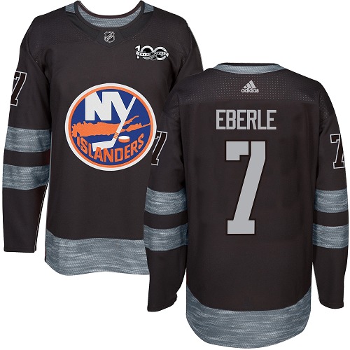 Adidas Islanders #7 Jordan Eberle Black 1917-2017 100th Anniversary Stitched NHL Jersey Adidas Islanders #7 Jordan Eberle Black 1917-2017 100th Anniversary Stitched NHL Jersey