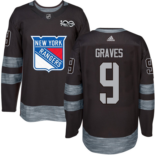 Adidas Rangers #9 Adam Graves Black 1917-2017 100th Anniversary Stitched NHL Jersey Adidas Rangers #9 Adam Graves Black 1917-2017 100th Anniversary Stitched NHL Jersey