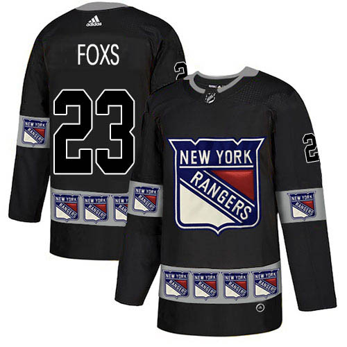 Adidas Rangers #23 Adam Foxs Black Authentic Team Logo Fashion Stitched NHL Jersey Adidas Rangers #23 Adam Foxs Black Authentic Team Logo Fashion Stitched NHL Jersey