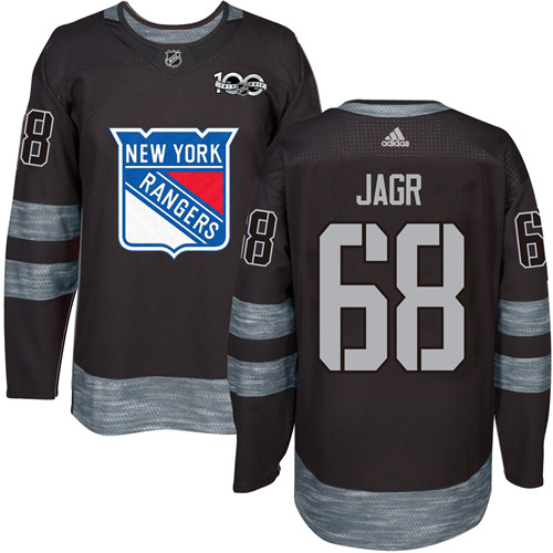 Adidas Rangers #68 Jaromir Jagr Black 1917-2017 100th Anniversary Stitched NHL Jersey Adidas Rangers #68 Jaromir Jagr Black 1917-2017 100th Anniversary Stitched NHL Jersey