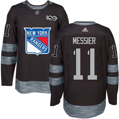 Adidas Rangers #11 Mark Messier Black 1917-2017 100th Anniversary Stitched NHL Jersey Adidas Rangers #11 Mark Messier Black 1917-2017 100th Anniversary Stitched NHL Jersey