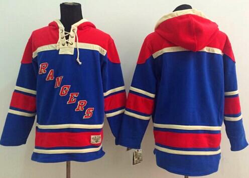 Rangers Blank Blue Sawyer Hooded Sweatshirt Stitched NHL Jersey Rangers Blank Blue Sawyer Hooded Sweatshirt Stitched NHL Jersey