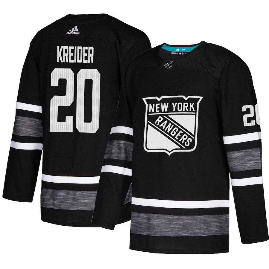 Adidas Rangers #20 Chris Kreider Black 2019 All-Star Game Parley Authentic Stitched NHL Jersey Adidas Rangers #20 Chris Kreider Black 2019 All-Star Game Parley Authentic Stitched NHL Jersey
