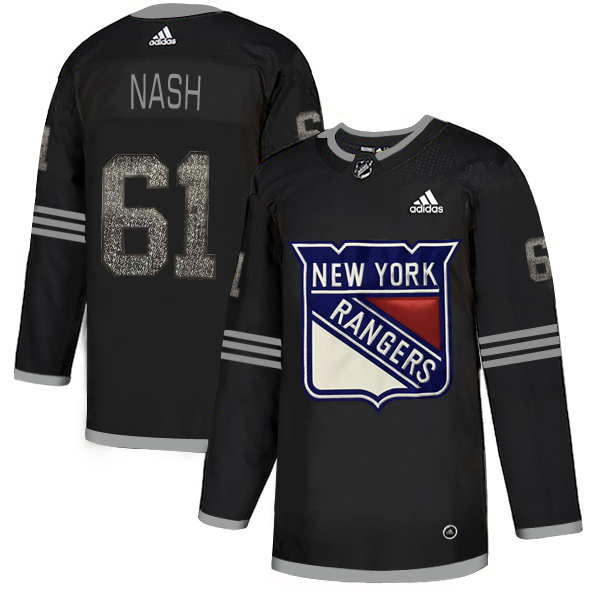 Adidas Rangers #61 Rick Nash Black Authentic Classic Stitched NHL Jersey Adidas Rangers #61 Rick Nash Black Authentic Classic Stitched NHL Jersey