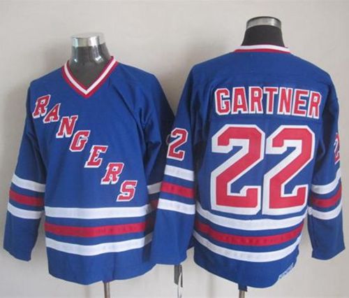 Rangers #22 Mike Gartner Blue CCM Heroes of Hockey Alumni Stitched NHL Jersey Rangers #22 Mike Gartner Blue CCM Heroes of Hockey Alumni Stitched NHL Jersey