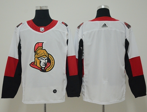 Adidas Senators Blank White Road Authentic Stitched NHL Jersey Adidas Senators Blank White Road Authentic Stitched NHL Jersey