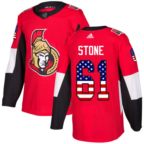 Adidas Senators #61 Mark Stone Red Home Authentic USA Flag Stitched NHL Jersey Adidas Senators #61 Mark Stone Red Home Authentic USA Flag Stitched NHL Jersey