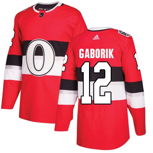 Adidas Senators #12 Marian Gaborik Red Authentic 2017 100 Classic Stitched NHL Jersey Adidas Senators #12 Marian Gaborik Red Authentic 2017 100 Classic Stitched NHL Jersey