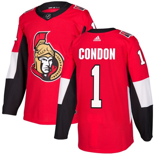 Adidas Senators #1 Mike Condon Red Home Authentic Stitched NHL Jersey Adidas Senators #1 Mike Condon Red Home Authentic Stitched NHL Jersey