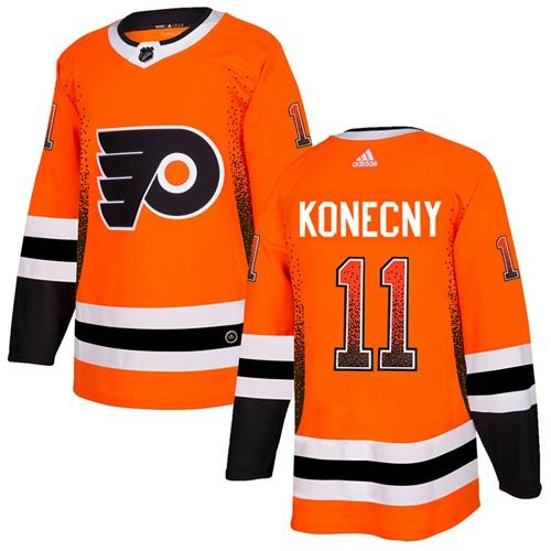 Adidas Flyers #11 Travis Konecny Orange Home Authentic Drift Fashion Stitched NHL Jersey Adidas Flyers #11 Travis Konecny Orange Home Authentic Drift Fashion Stitched NHL Jersey