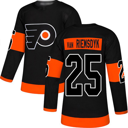 Adidas Flyers #25 James Van Riemsdyk Black Alternate Authentic Stitched NHL Jersey Adidas Flyers #25 James Van Riemsdyk Black Alternate Authentic Stitched NHL Jersey