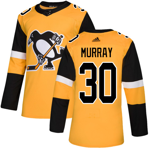 Adidas Penguins #30 Matt Murray Gold Alternate Authentic Stitched NHL Jersey Adidas Penguins #30 Matt Murray Gold Alternate Authentic Stitched NHL Jersey