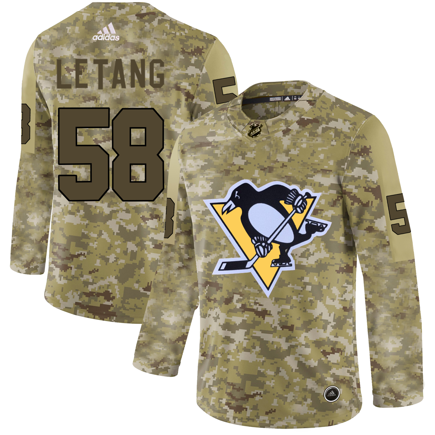 Adidas Penguins #58 Kris Letang Camo Authentic Stitched NHL Jersey Adidas Penguins #58 Kris Letang Camo Authentic Stitched NHL Jersey