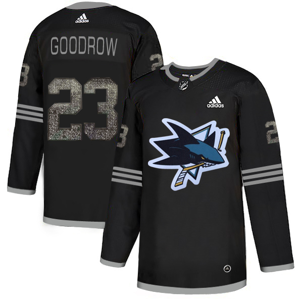 Adidas Sharks #23 Barclay Goodrow Black Authentic Classic Stitched NHL Jersey Adidas Sharks #23 Barclay Goodrow Black Authentic Classic Stitched NHL Jersey