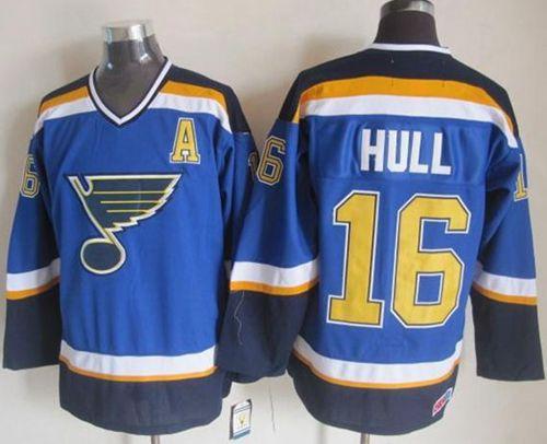 Blues #16 Brett Hull Light Blue CCM Throwback Stitched NHL Jersey Blues #16 Brett Hull Light Blue CCM Throwback Stitched NHL Jersey