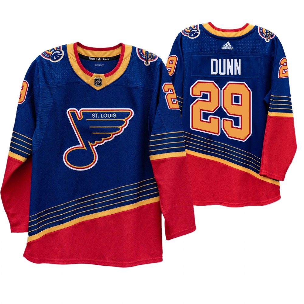 St. Louis Blues #29 Vince Dunn 90s Vintage 2019-20 Authentic Royal NHL Jersey St. Louis Blues #29 Vince Dunn 90s Vintage 2019-20 Authentic Royal NHL Jersey