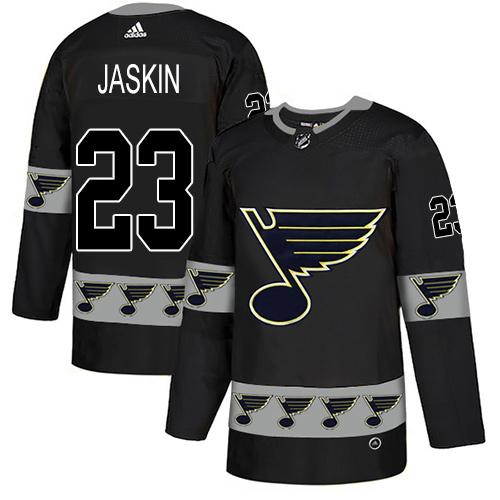Adidas Blues #23 Dmitrij Jaskin Black Authentic Team Logo Fashion Stitched NHL Jersey Adidas Blues #23 Dmitrij Jaskin Black Authentic Team Logo Fashion Stitched NHL Jersey