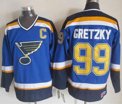 Blues #99 Wayne Gretzky Light Blue CCM Throwback Stitched NHL Jersey Blues #99 Wayne Gretzky Light Blue CCM Throwback Stitched NHL Jersey