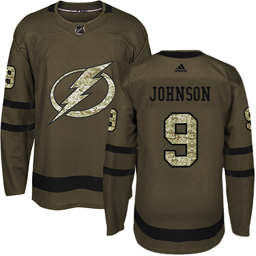 Adidas Lightning #9 Tyler Johnson Green Salute to Service Stitched NHL Jersey Adidas Lightning #9 Tyler Johnson Green Salute to Service Stitched NHL Jersey