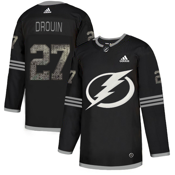 Adidas Lightning #27 Jonathan Drouin Black Authentic Classic Stitched NHL Jersey Adidas Lightning #27 Jonathan Drouin Black Authentic Classic Stitched NHL Jersey