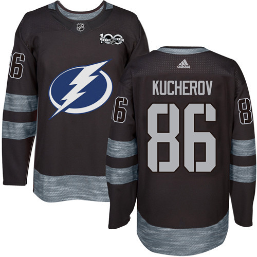 Adidas Lightning #86 Nikita Kucherov Black 1917-2017 100th Anniversary Stitched NHL Jersey Adidas Lightning #86 Nikita Kucherov Black 1917-2017 100th Anniversary Stitched NHL Jersey