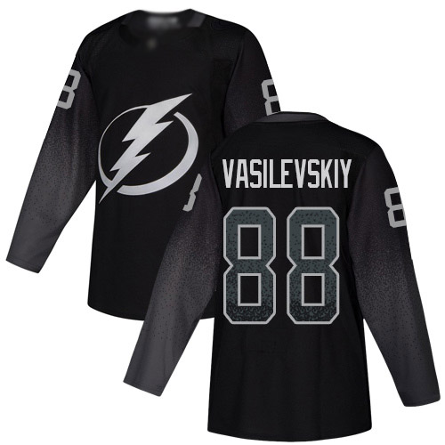 Adidas Lightning #88 Andrei Vasilevskiy Black Alternate Authentic Stitched NHL Jersey Adidas Lightning #88 Andrei Vasilevskiy Black Alternate Authentic Stitched NHL Jersey