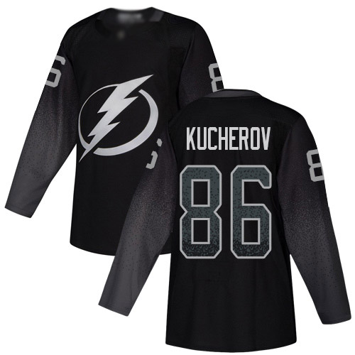 Adidas Lightning #86 Nikita Kucherov Black Alternate Authentic Stitched NHL Jersey Adidas Lightning #86 Nikita Kucherov Black Alternate Authentic Stitched NHL Jersey