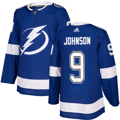 Adidas Lightning #9 Tyler Johnson Blue Home Authentic Stitched NHL Jersey Adidas Lightning #9 Tyler Johnson Blue Home Authentic Stitched NHL Jersey