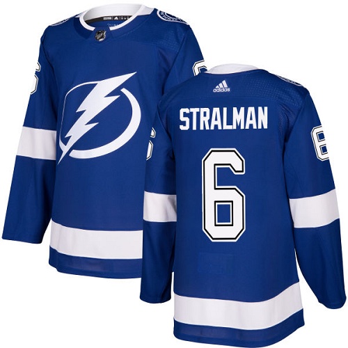 Adidas Lightning #6 Anton Stralman Blue Home Authentic Stitched NHL Jersey Adidas Lightning #6 Anton Stralman Blue Home Authentic Stitched NHL Jersey
